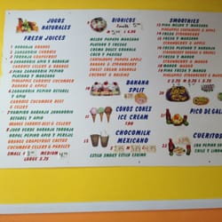 Fruti Bionicos - 1/2 the menu