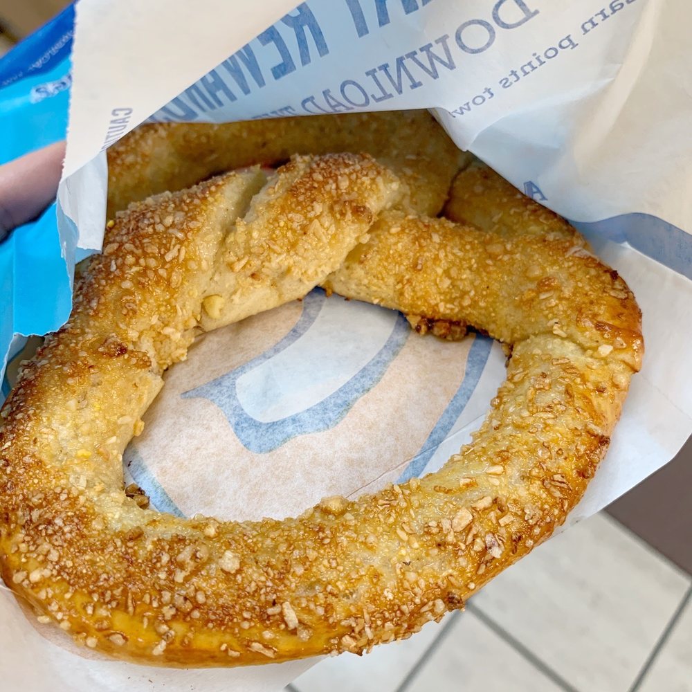 Almond pretzel is so bomb ! I ask them to make it fresh for me if they can. It only takes 5 mins :) Almond pretzel is so bomb ! I ask them to make it fresh for me if they can. It only takes 5 mins :)