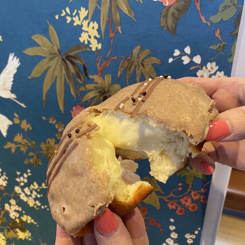 Stopgap Coffee - Cinnamon bun doughnut - Coffee & Tea Near Me - Edmonton, Alberta Stopgap Coffee - Cinnamon bun doughnut - Coffee & Tea Near Me - Edmonton, Alberta