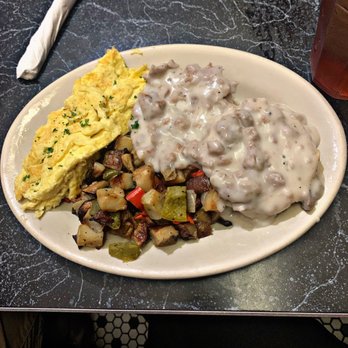 The Nook - Homemade Sausage Gravy, 1 Biscuit, and 2 Eggs - American Near Me - Charlottesville, Virginia The Nook - Homemade Sausage Gravy, 1 Biscuit, and 2 Eggs - American Near Me - Charlottesville, Virginia