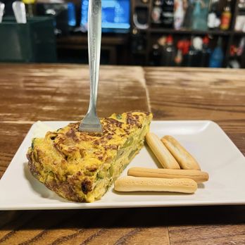 La Tranca - Tortilla-Zucchini - Tapas Bars Near Me - Malaga, Massachusetts