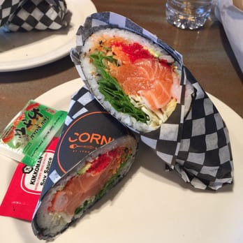 Spoon and Fork Corner - Rising sun sushi burrito - Japanese Near Me - Mississauga, Ontario