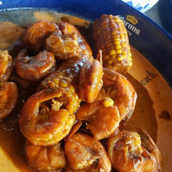 Shell Shack - Kitchen Sink #1 & Hushpuppies - Seafood Near Me - Plano, Texas