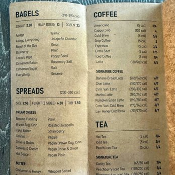 Jeff's Bagel Run - Menu - Bagels Near Me - Boca Raton, Florida
