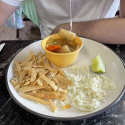 La Fonda de Don Martin - Tlalpeno soup.