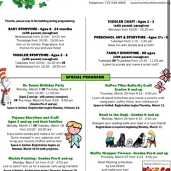 Marlboro Free Public Library - March 2014 Children's Programs!