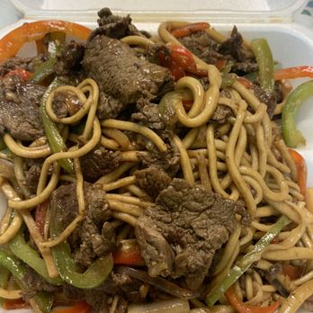 J Hibachi - Mongolian Fried Noodle with Beef - Japanese Near Me - McAllen, Texas