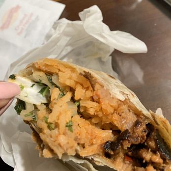 Albertos Authentic Mexican Food - Al pastor burrito with a hint of styrofoam - Mexican Near Me - Covina, California Albertos Authentic Mexican Food - Al pastor burrito with a hint of styrofoam - Mexican Near Me - Covina, California