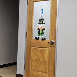 We Are Blood - Door room, ready for St. Patrick's Day!