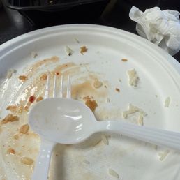 Delicious food! That has been eaten...