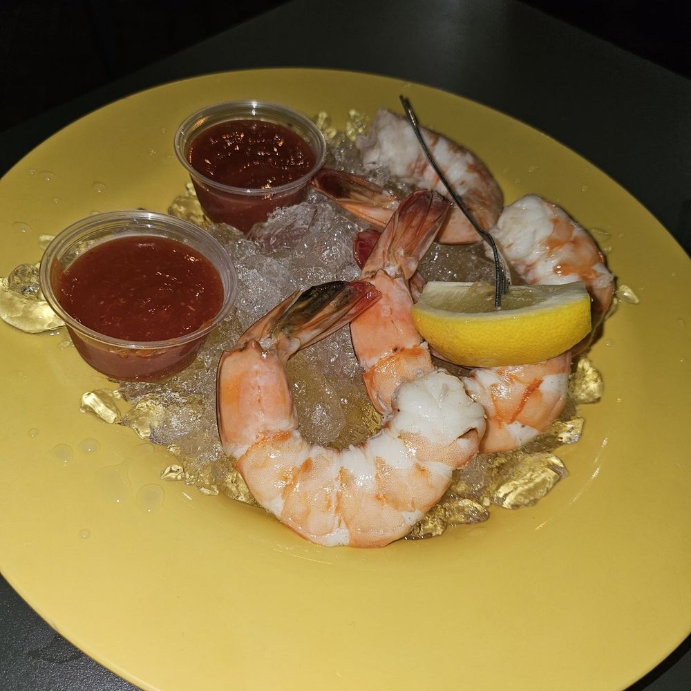 The shrimp smelled like chlorox