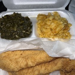 Big Daddy's Soul Food - Catfish w mac & greens