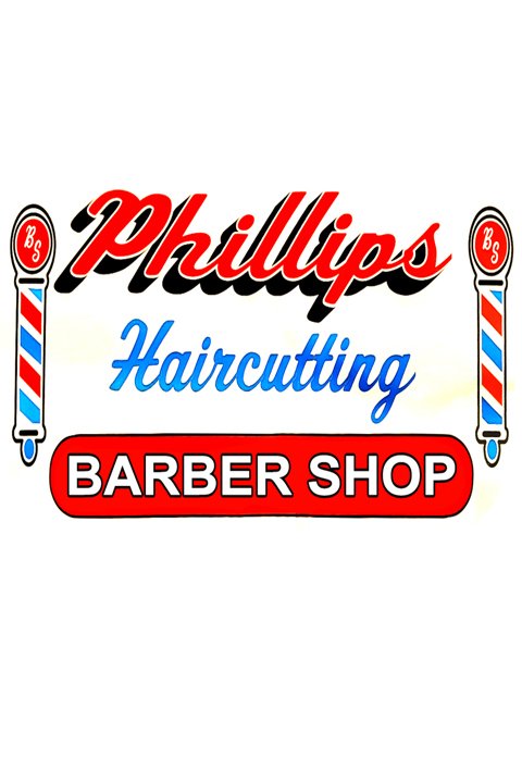 Phillips Haircutting and Barber Shop Logo
