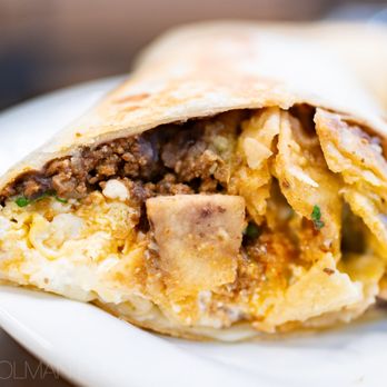 Roberto's - Green Chilaquil Burrito - Salad Near Me - Anchorage, Alaska