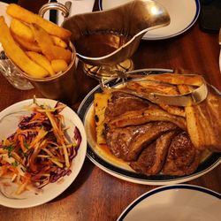 Blacklock - All In, Beef Dripping Chips, Spring Slaw, Blacklock Gravy