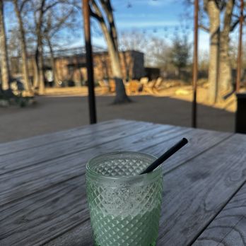 Leona Botanical Cafe & Bar - Half drank vegan horchata ($10) - Cocktail Bars Near Me - Sunset Valley, Texas Leona Botanical Cafe & Bar - Half drank vegan horchata ($10) - Cocktail Bars Near Me - Sunset Valley, Texas