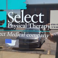 Select Physical Therapy - Indy - West - Signage on entrance to Select Physical Therapy.