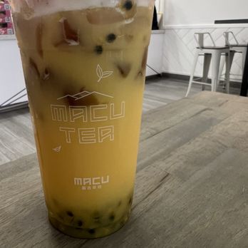 Macu Tea - Yakult grapefruit drink with tea jelly - Bubble Tea Near Me - San Jose, California