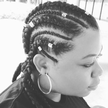 The Total Package Salon - Best looking cornrows I've had and they didn't hurt! - Hair Extensions Near Me - Alameda, California
