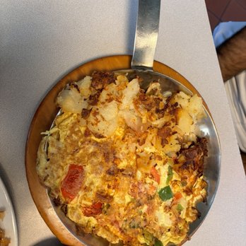 Thomas's Ham & Eggery - Cajun Omelette in a Pan - Breakfast & Brunch Near Me - Carle Place, New York Thomas's Ham & Eggery - Cajun Omelette in a Pan - Breakfast & Brunch Near Me - Carle Place, New York
