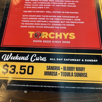 Torchy's Tacos - Weekend specials on drinks. 6/3/2022 - Tex-Mex Near Me - Fishers, Indiana
