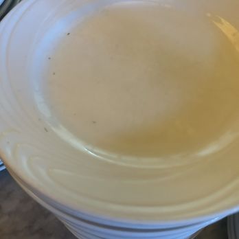 Fogo de Chão - dirty plates at the buffet - Brazilian Near Me - Pasadena, California