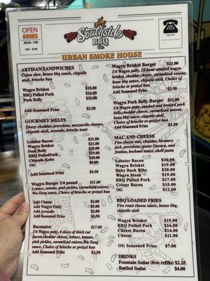 Menu photo 3 Southside BBQ Co Montebello, CA