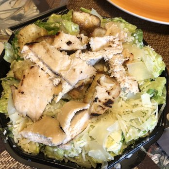 Rainbow Pizza - Chicken Cesar salad. ( 1/2 portion size ) - Greek Near Me - San Mateo, California Rainbow Pizza - Chicken Cesar salad. ( 1/2 portion size ) - Greek Near Me - San Mateo, California