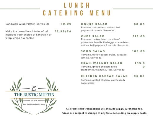 Menu photo 4 The Rustic Muffin Summerville, SC Menu photo 4 The Rustic Muffin Summerville, SC