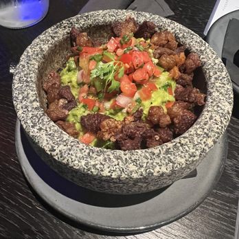 La Popular - Guacamole with ribeye chicharrones - Mexican Near Me - Roseville, California