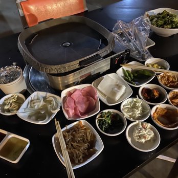 Mr BBQ - LOOK AT HOW MANY SIDES THEY GIVE YOU. THIS IS ALREADY A MEAL!! - Korean Near Me - Fullerton, California Mr BBQ - LOOK AT HOW MANY SIDES THEY GIVE YOU. THIS IS ALREADY A MEAL!! - Korean Near Me - Fullerton, California