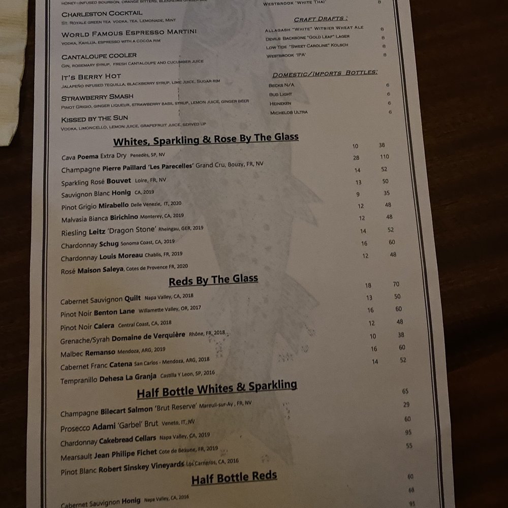 High Cotton - Menu - Cocktail Bars Near Me - Charleston, South Carolina High Cotton - Menu - Cocktail Bars Near Me - Charleston, South Carolina