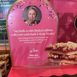 Bath & Body Works - Milk Bar collaboration