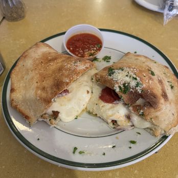 Quattro Formaggi - Plain Calzone with pepperoni - Italian Near Me - Alexandria, Virginia