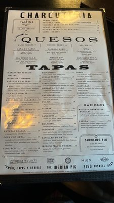 Menu photo 6 The Iberian Pig Atlanta, GA Menu photo 6 The Iberian Pig Atlanta, GA