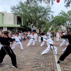 T.U.F. Martial Arts - The T.U.F. Demo Team performing during the 71st Annual Winter Park Christmas Parade.