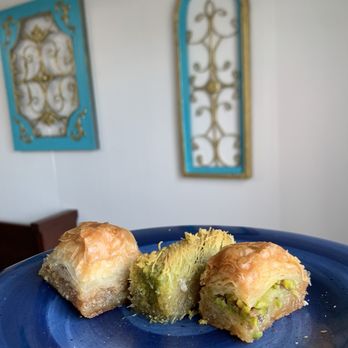 Turquoise Table - The baklava is flown in daily from Türkiye. - Turkish Near Me - Los Angeles, California Turquoise Table - The baklava is flown in daily from Türkiye. - Turkish Near Me - Los Angeles, California