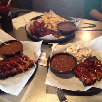 Phil's BBQ - Ribs, baked beans, potato salad and French fries. - Barbeque Near Me - Santee, California Phil's BBQ - Ribs, baked beans, potato salad and French fries. - Barbeque Near Me - Santee, California