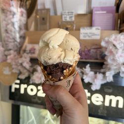 Sweet Alchemy Ice Creamery - Darkside Ice Cream, Coffee Ice Cream, UW Honey, London Fog Ice Cream, Banana Nutella Crunch Ice Cream