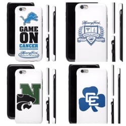 The Pod Drop - Let The Pod Drop repair Co. of Novi design your school or company protective case...  Great for fundraising !!!