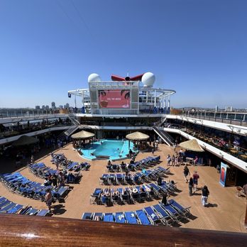Carnival Cruise Lines - Main Pool Deck - Travel Services Near Me - Long Beach, California Carnival Cruise Lines - Main Pool Deck - Travel Services Near Me - Long Beach, California