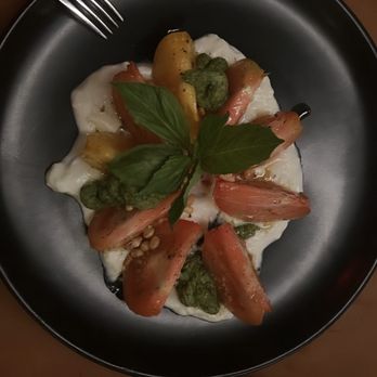 Il Brutto - the Heirloom Tomatoes appetizer - suh creamy n yummy! - Italian Near Me - Austin, Texas