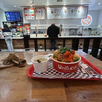 Uroko Poke - Salmon and spicy tuna. - Poke Near Me - Cypress, California