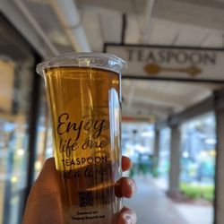 Teaspoon - White crystal- grape oolong tea and crystal boba