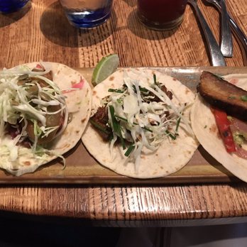 Nada - Fried Avocado, Mu Shu Pork and Crispy Pork Belly tacos - Mexican Near Me - Columbus, Ohio