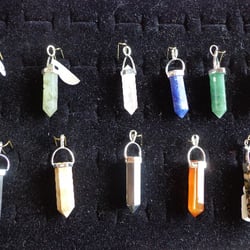 Himalayan Frontiers Tibet World Imports - Balance, protection and energy with gemstone points set in sterling silver.
