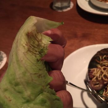 Moxies Argentia Restaurant - Wilted brown lettuce in my lettuce wraps - Canadian (New) Near Me - Mississauga, Ontario Moxies Argentia Restaurant - Wilted brown lettuce in my lettuce wraps - Canadian (New) Near Me - Mississauga, Ontario