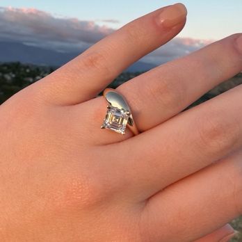 Alex Jewelry Treasured - Asscher cut diamond engagement ring - Jewelry Near Me - Astoria, New York