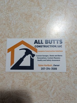 All Butts Construction on Yelp
