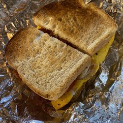 Moonridge Coffee Company  - Moonridge breakfast sandwich to go.